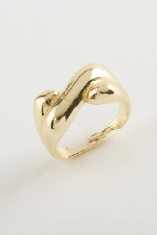 Oval Metal Yüzük