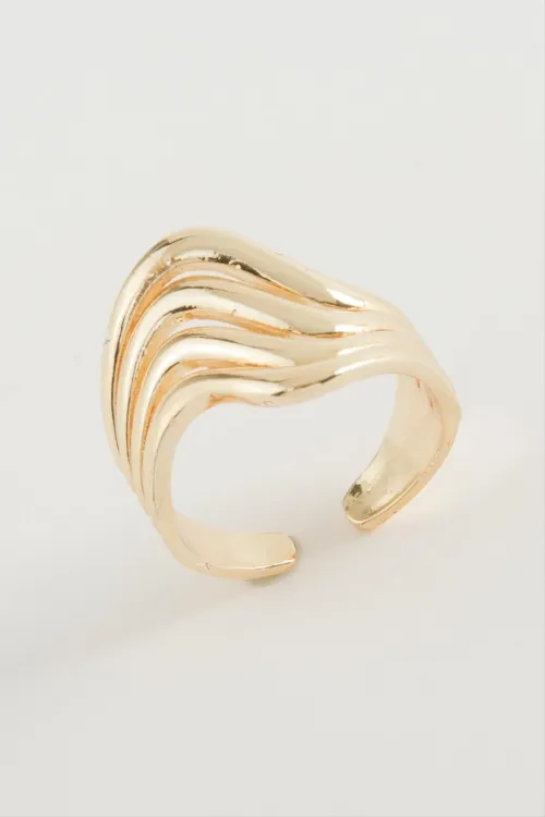 Oval Metal Yüzük