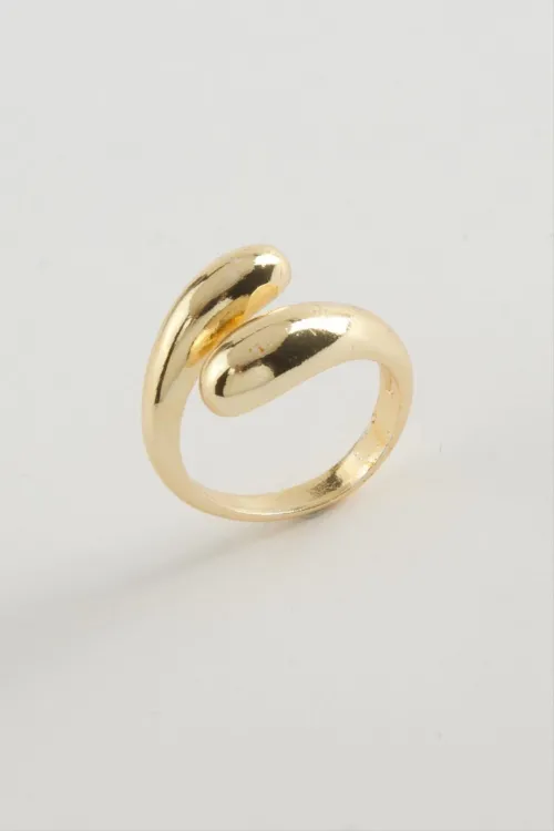 Oval Metal Yüzük