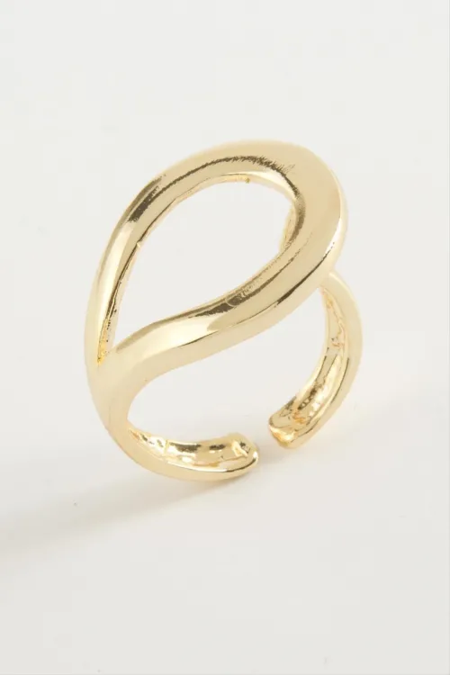 Oval Metal Yüzük