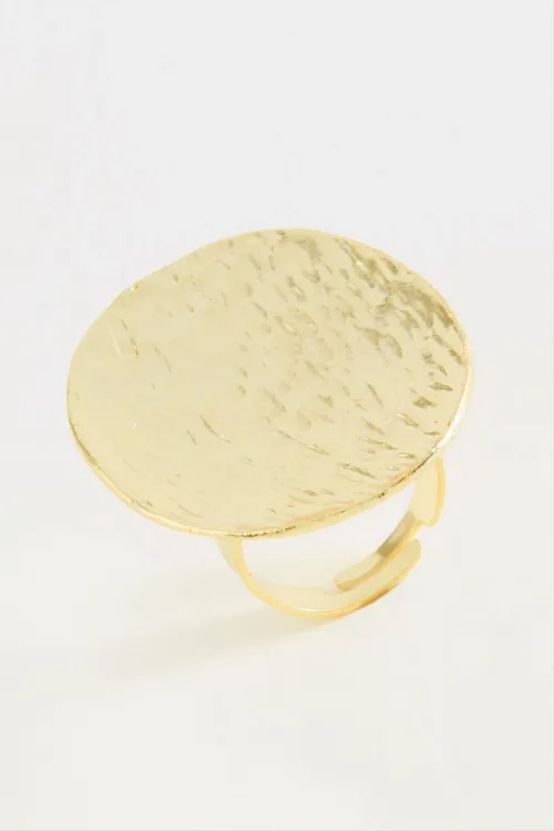 Oval Metal Yüzük