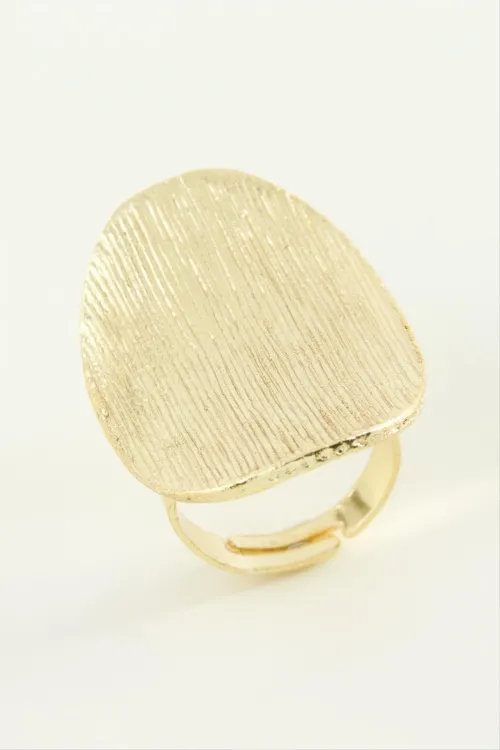 Oval Metal Yüzük
