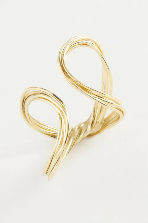 Oval Metal Yüzük
