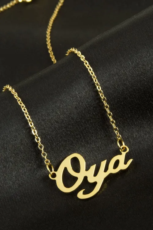 Oya isimli kolye (Kişiye Özel)