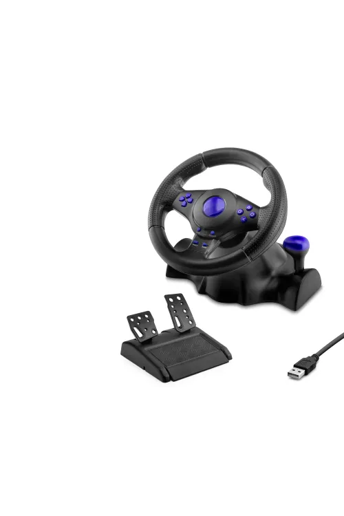 Oyuncu Direksiyon Seti 180° Ps4 Ps3 Ps2 Pc Xbox Android - Siyah VW9824
