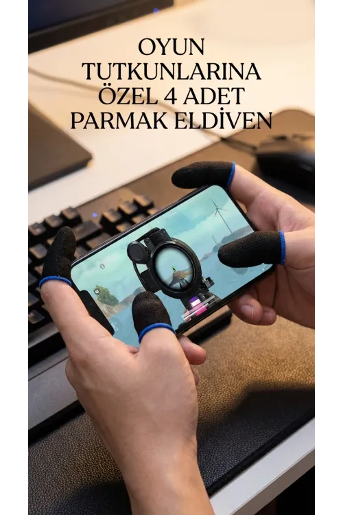 Oyuncu Eldiveni Ergonomik Hassasiyet Dayanıklı Tasarım Kontrol Rahatlığı