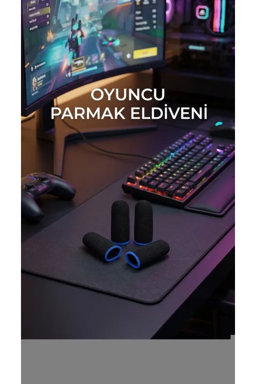Oyuncu Parmaklık Eldiven Hassas Kontrol Konforlu
