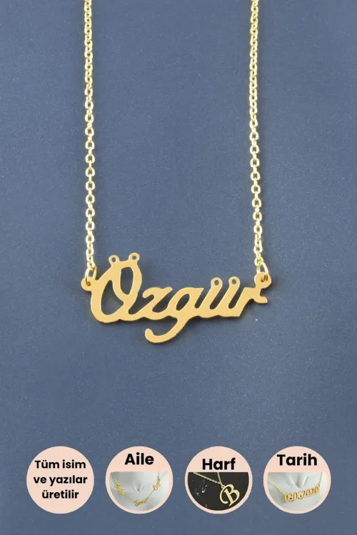 Özgür İsimli Kolye