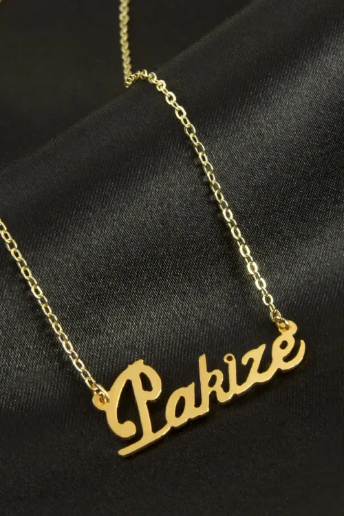 Pakize İsimli Kolye (Kişiye Özel)