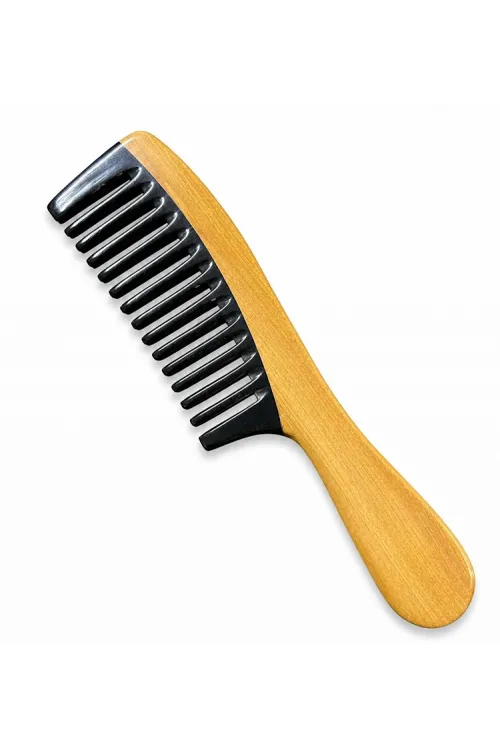 Palo Santo Aromalı Doğal Kemik Saplı Tarak