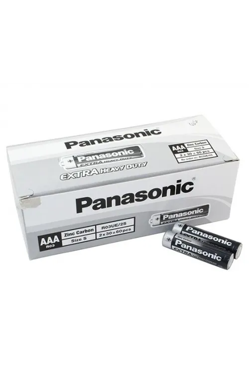 Panasonic Manganez İnce Kalem AAA Pil 60Lı Paket