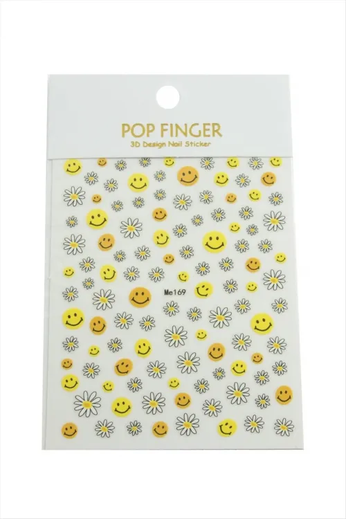 Papatya Emoji Tattoo Dövme Sticker