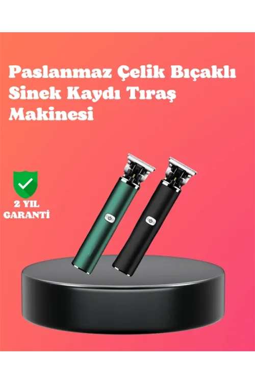 Paslanmaz Çelik Bıçaklı Sinek Kaydı Tıraş Makinesi Uzun Ömürlü