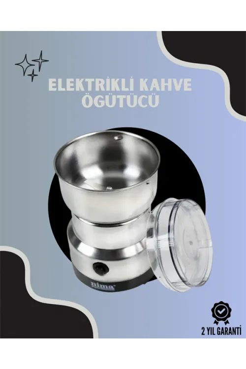 Paslanmaz Çelik Kahve Değirmeni | Düşük Gürültü, Yüksek Devir, Fındık Ve Tahıl İçin Uygun