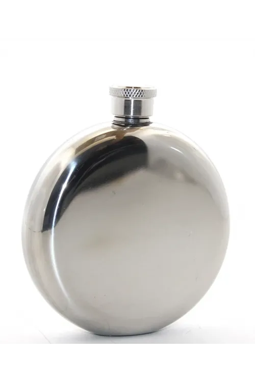 Paslanmaz Çelik Yuvarlak 5 Oz Tekli Matara IEG2676