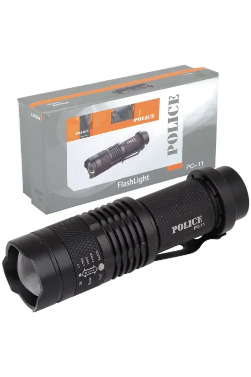 PC-11 Power Led+Zoom Kalem Pilli El Feneri
