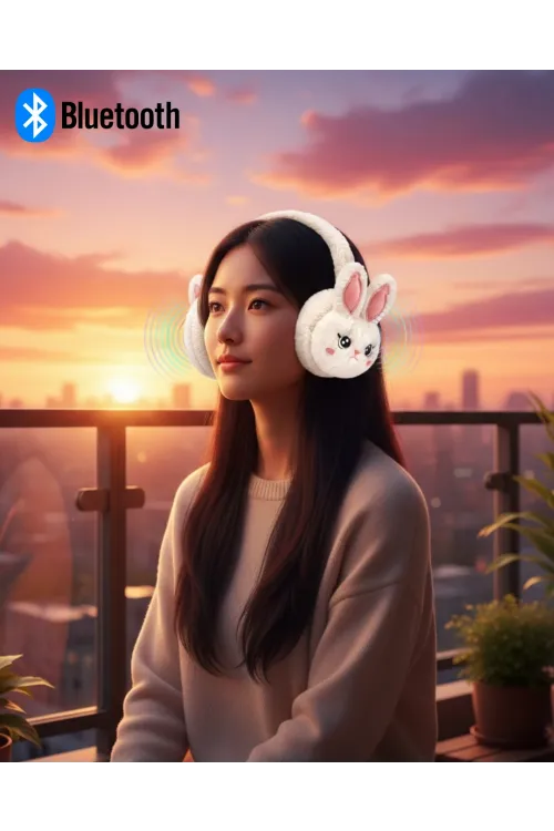 Peluş Kablosuz Bluetooth Kulaklık Çocuk Ve Genç Kullanıma Uygun