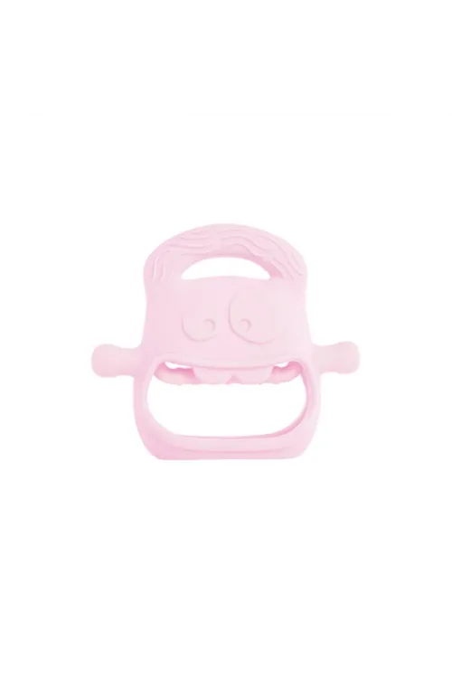 Pembe Bebek Silikon Diş Kaşıyıcı