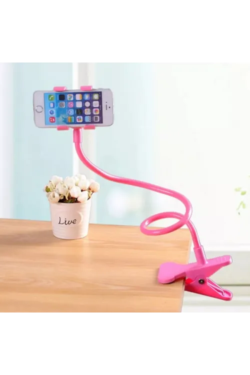 Pembe Renk Akrobat Telefon Tutucu Oynar Başlıklı