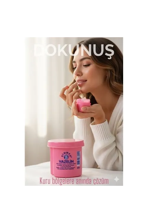 Pembe Vazelin – Dudak, El ve Cilt Nemlendirici, 80 ml Simfer
