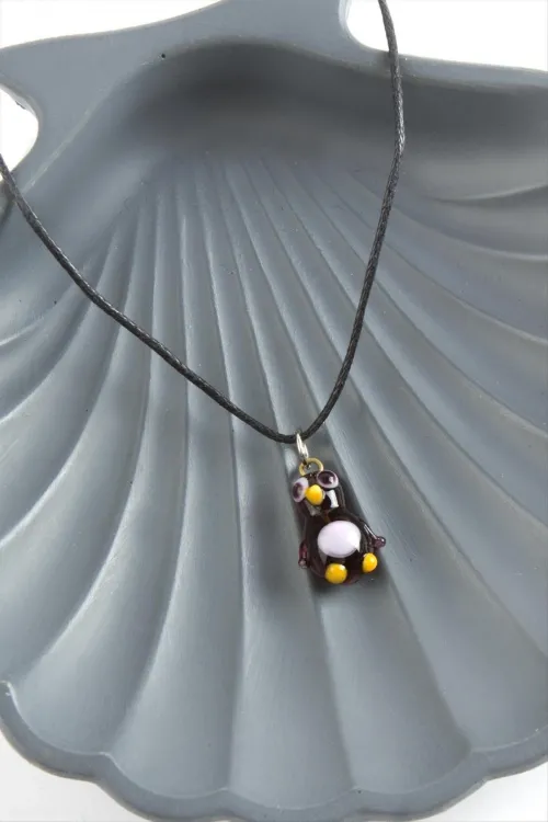 Penguen Cam Kolye