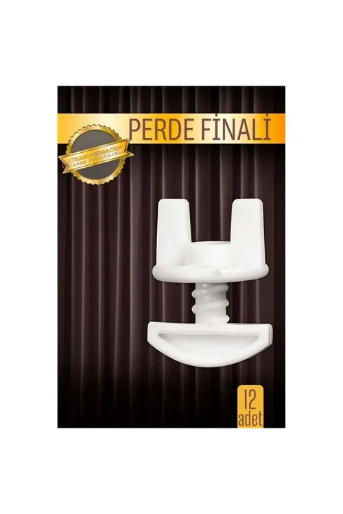 Perde Finali Perde Sonlandırıcı Stop Korniş Finali Sonu 12 Adet 716104