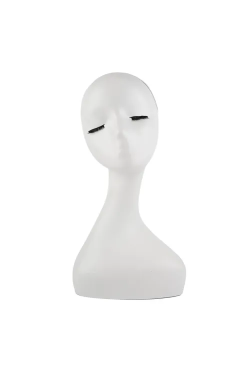 Peruk Mankeni - Beyaz - 45 Cm