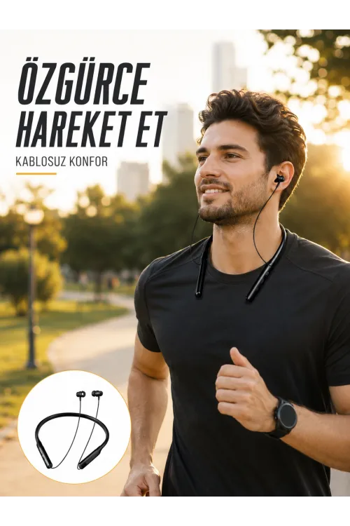 Pg-100 Kablosuz Bluetooth Kulaklık Yeni Nesil