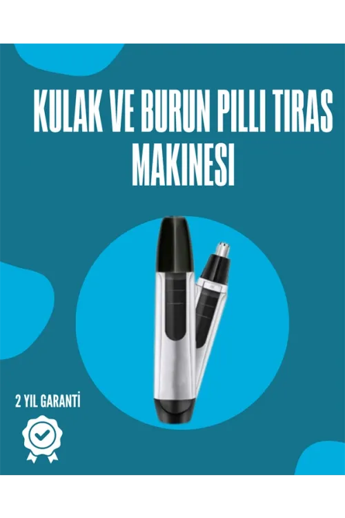 Pil İle Çalışan Kulak, Burun Ve Kaş Tımar Cihazı