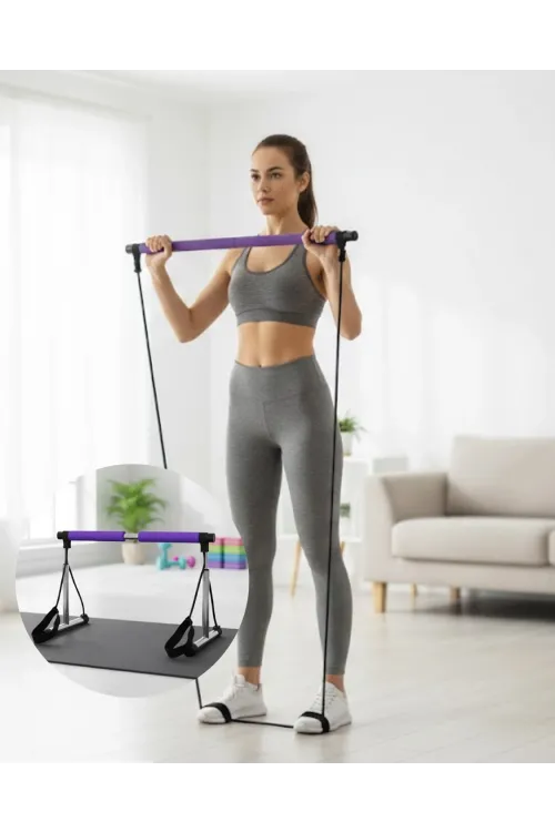 Pilates Bar Egzersiz Aleti Bilek Destekli Çok Yönlü Kullanım