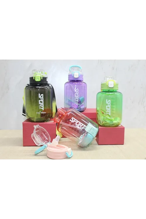 Pipetli Su Matarası 1100 Ml Bpa İçermez Alk4646