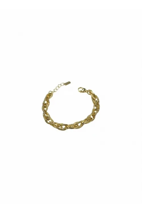    Pirinç Cm Bileklik 17+4 Cm  - Kbl0390