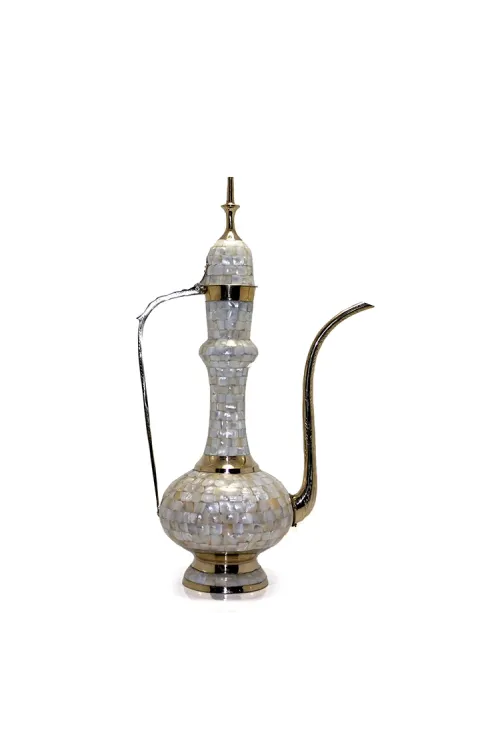 Pirinç Sedefli İbrik 55 Cm