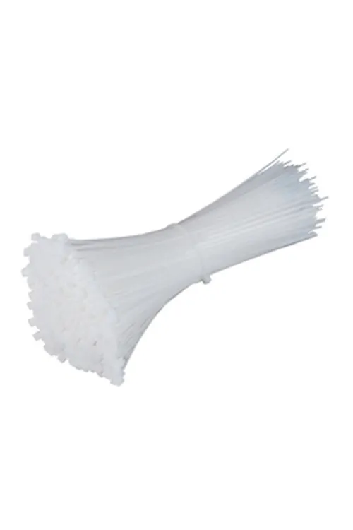 Plastik Çırt Kelepçe 100 Parça Beyaz 2.5x100mm