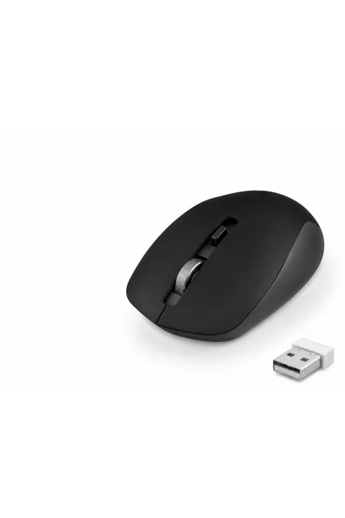 Plus Sessiz Kablosuz Mouse 2.4 Ghz 1600 Dpı Siyah S1000