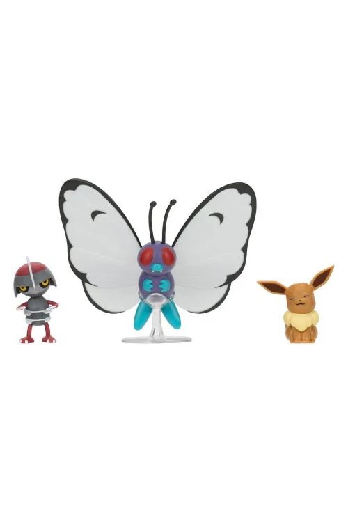 POK 95155-E Pokemon Battle 3lü Figür Seti Asorti