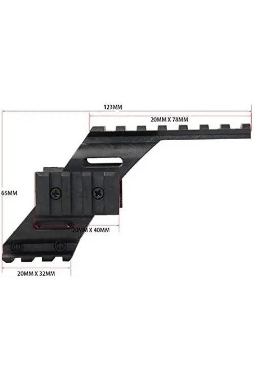 Polimer Naylon Fener Lazer Üst Ray 22mm