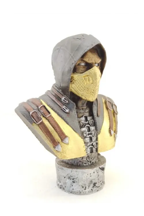 Polyester Scorpion Büst Küçük Boy