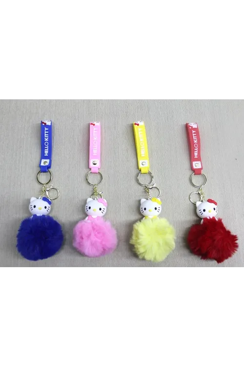 Ponponlu Hello Kitty Anahtarlık IEG4247