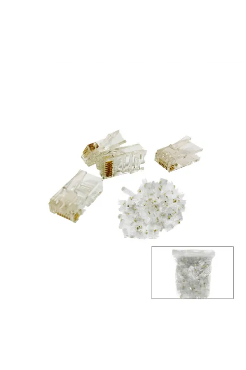 100 Pcs Starndart Internet Ethernet Jack Jak IEGETC2