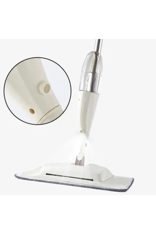 Pratik 360 Derece Dönen Ergonomik Sihirli Su Hazneli Spreyli Mop Paspas