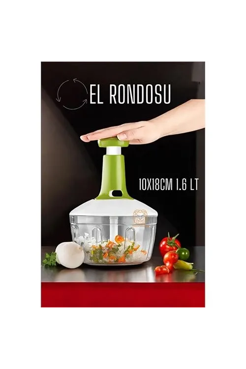 Pratik El Rondosu Üstten Basmalı 1.6 LİTRE 10X18CM
