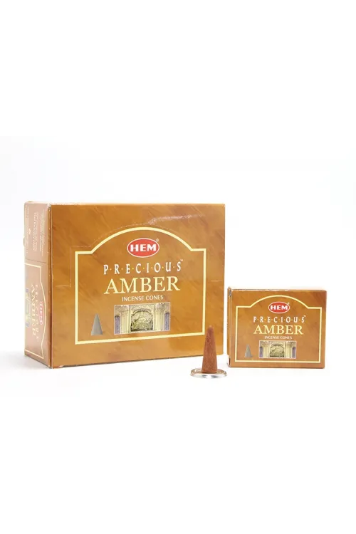 Precious Amber Aromalı Konik Tütsü
