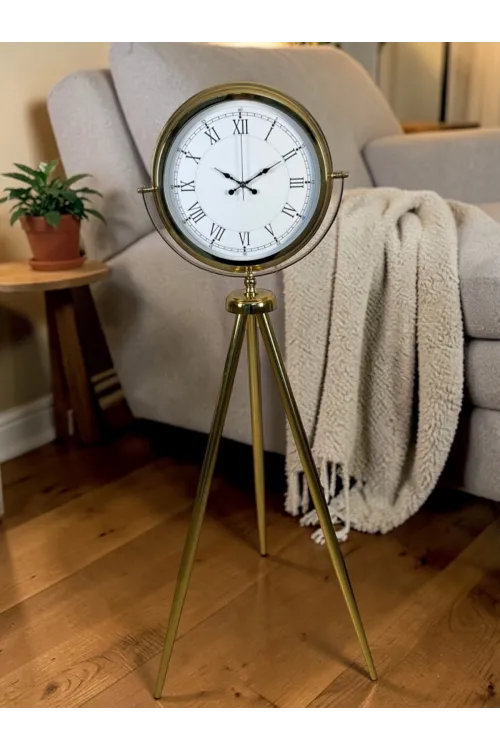 Prestige Roma Gold Tripod Ayaklı Saat