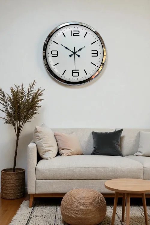 Prestij Krom Metal 40 Cm Duvar Saati