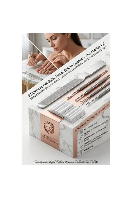 Profesyonel 35 Parça Batık Tırnak Bakım Sistemi - The Master Kit  723300