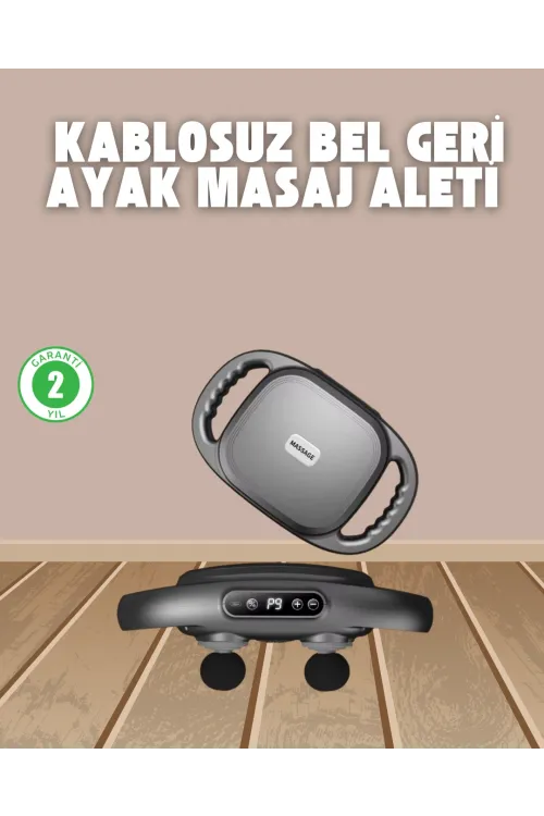 Profesyonel 6 Başlıklı Şarjlı Masaj Tabancası 2000 Mah Güçlü Performans