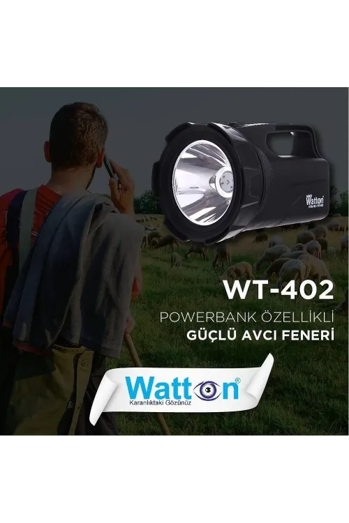 Profesyonel Avcı Feneri 30 W Gücünde Wt-402