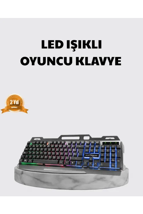 Profesyonel Oyuncu Klavye Mouse Seti – Rgb Işıklı, Türkçe Q, Dpı Ayarlı, Dayanıklı Gövde