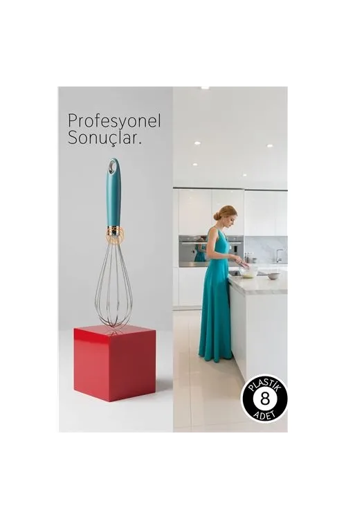 Profesyonel Paslanmaz Çelik Çırpıcı, Ergonomik Mutfak Mikseri 28 cm Lara Soydan Koleksiyonu